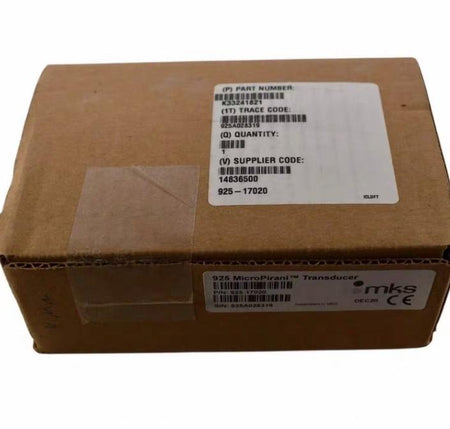 MKS 925-17020 Vacuum Pressure Transducer MicroPirani NW16 ISO-KF EtherCAT 8 12