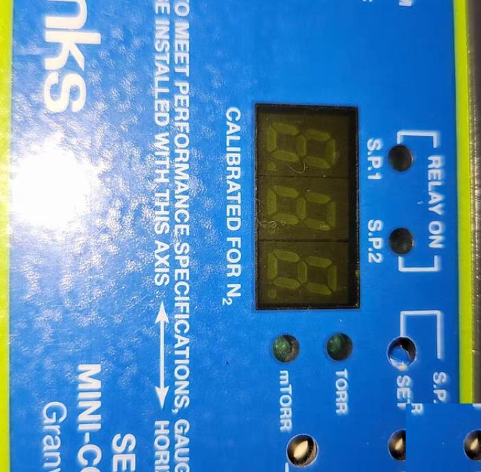 MKS GRANVILLE-PHILLIPS 275905-EU Mini-Convectron GAUGE 275600-2-GQ-TWith Display 1 4 FVCR 2 Relay Setpoints TorrNonlinear Analog Output 2 2