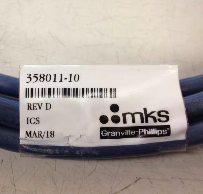 MKS GRANVILLE-PHILLIPS 358011-10358011-25 358011-50 6 8 MKS Granville Phillips Micro-Ion Gauge Cable Connects 355 Hot Cathode Gauge To 358 Contrroller 10ft Long PN 358011-10