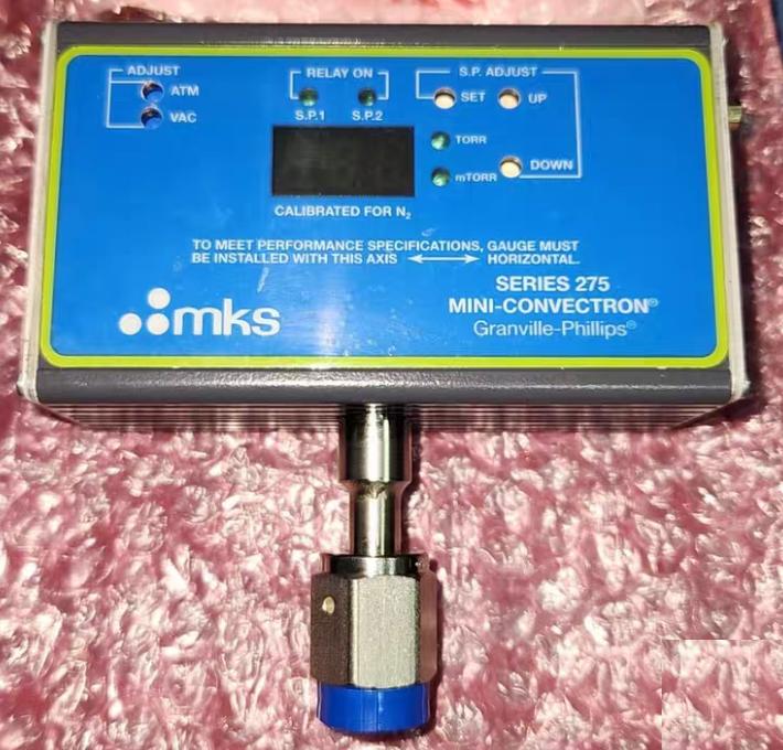 MKS GRANVILLE-PHILLIPS 275905-EU Mini-Convectron GAUGE 275600-2-GQ-TWith Display 1 4 FVCR 2 Relay Setpoints TorrNonlinear Analog Output 2 2