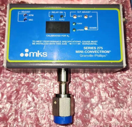 MKS GRANVILLE-PHILLIPS 275905-EU Mini-Convectron GAUGE 275600-2-GQ-TWith Display 1 4 FVCR 2 Relay Setpoints TorrNonlinear Analog Output 2 2