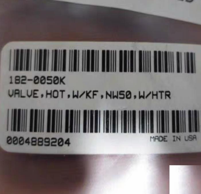MKS HPS 182-0050K AMAT 3870-02745 VALVE HOT WITH KF 50 NW50 WITH HEATER