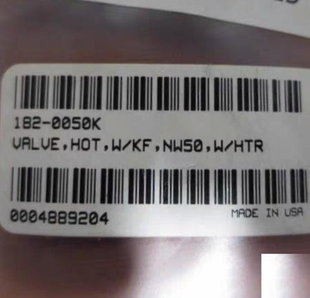 MKS HPS 182-0050K AMAT 3870-02745 VALVE HOT WITH KF 50 NW50 WITH HEATER