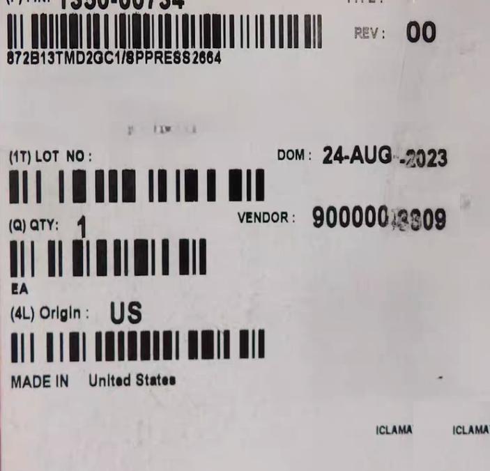 MKS Instruments 872B-29942 Baratron Pressure Transducer 1350-007348 12