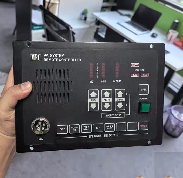 MRC PA SYSTEM REMOTE CONTROLLER MIC MONI OUTPUT