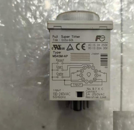 MS4SM-AP 100-240VAC 0 05s-60h AC-15 2A 250V DC-13 0 5A 30V