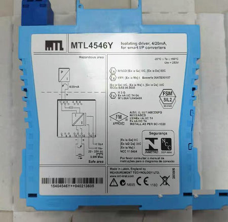 MTL4546Y 4 20mA I P