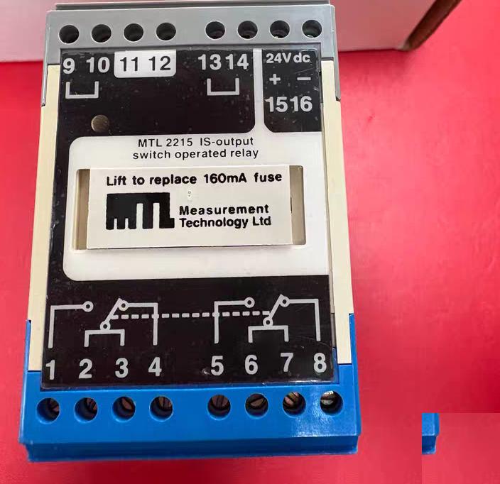 MTL 2215 IS-output switch operated relay 24Vdc
