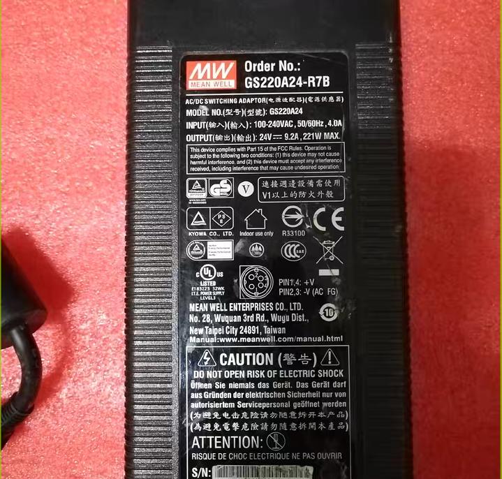 MW  24V9 2A    GS220A24  221W