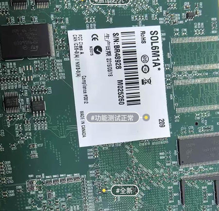 Matrox Y7190-02 REV A SOLIOS XA 2005 SOL6M1A 6