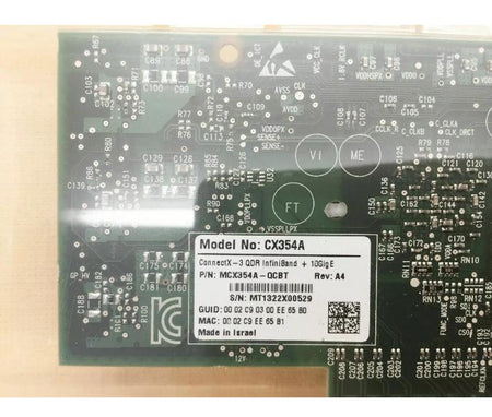 MCX354A-QCBT ConnectX-3 Dual-Port CX354A 10GbE