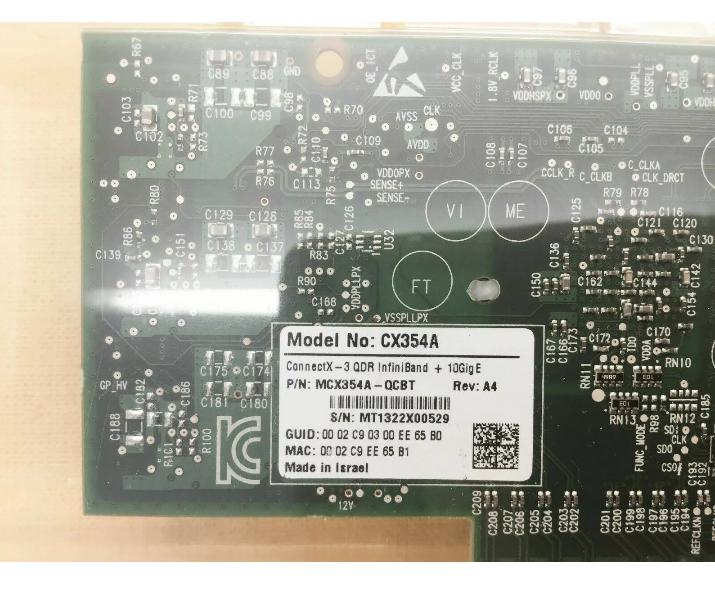 MCX354A-QCBT ConnectX-3 Dual-Port CX354A 10GbE