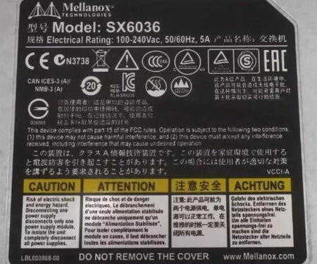 MSX6036F-1SFS SX6036 56Gb