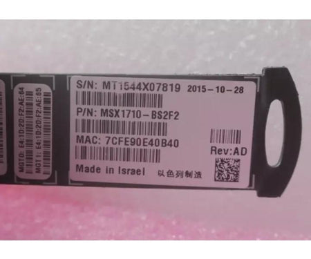 SwitchX-2 MSX1710-BS2F2 SX1710 56GbE