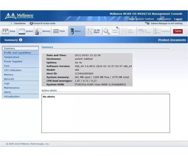 SwitchX-2 MSX6710-FS2F2 MLNX-OS SX6710 56GbE