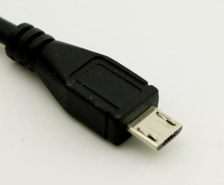 Micro 5 pin Male to USB 2 0 A Female Socket Angled Extension Adapter Cable 1FT