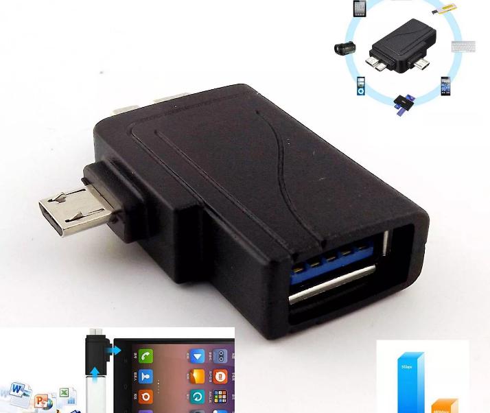 Micro USB 3 0 2 0 Male To USB 3 0 Female OTG Host Adapter For Samsung Note 3 S5