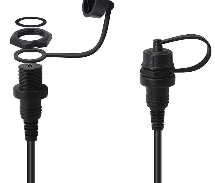 Micro USB Right Angle Mount Extension Dashboard Dash Flush Cable Car Boat Truck