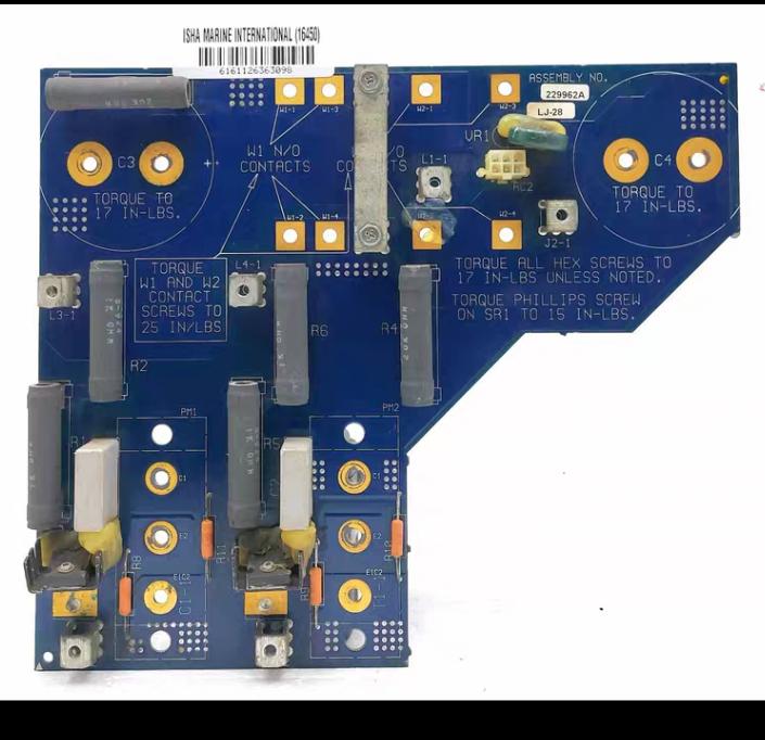 Miller Power Connect 229963A 17 IN-LBS N O Contacts Circuit Board