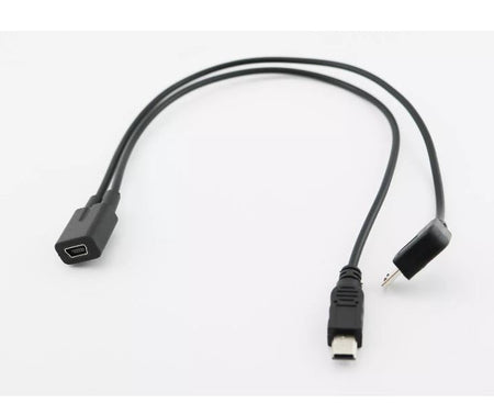 Mini USB 2 0 Female To Mini USB Male Micro USB Right Angle Charger Adapter Cable
