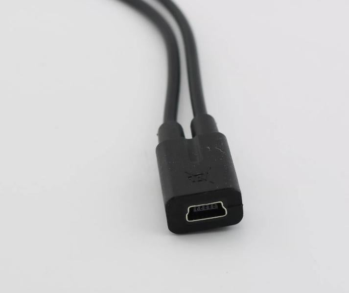 Mini USB 2 0 Female To Mini USB Male Micro USB Right Angle Charger Adapter Cable