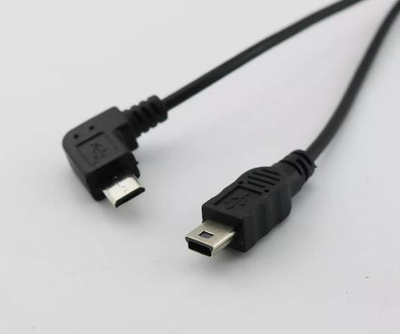 Mini USB 2 0 Female To Mini USB Male Micro USB Right Angle Charger Adapter Cable