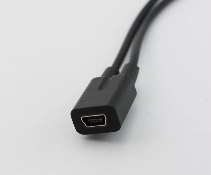 Mini USB 2 0 Female To Mini USB Male Micro USB Right Angle Charger Adapter Cable