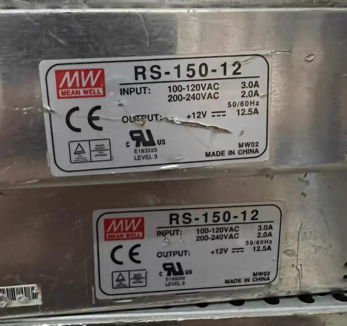 NES-150-12 RS-150-12 12V 12 5A              12V                                    0 62KG