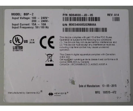BSP-2 NDS-4600-JD-05 60-Bay 42x3TB 2xIOM 2xPSU