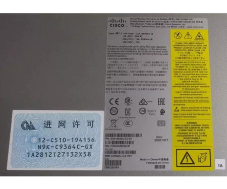 N9K-C9364C-GX 100Gbps QSFP28