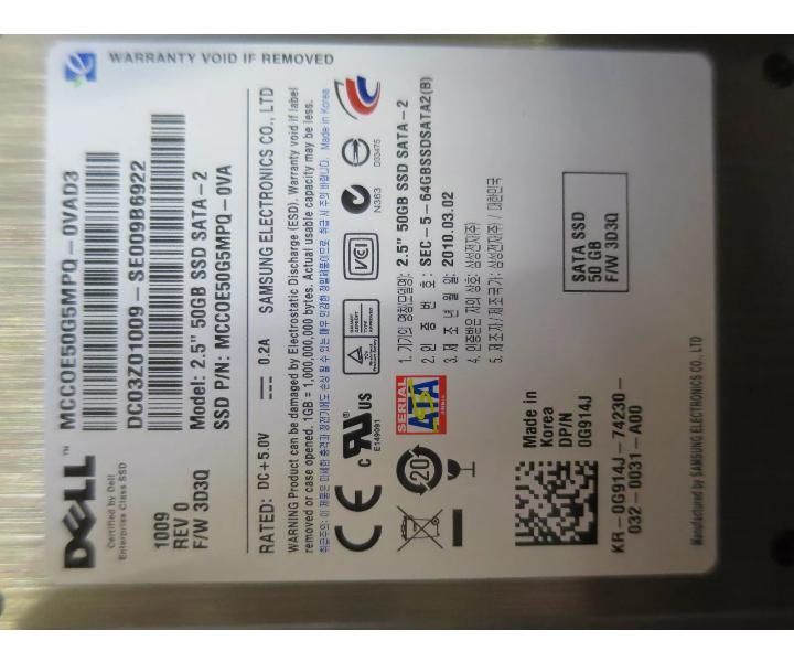 MCC0E50G5MPQ-0VA 0936788-01 G914J 50GB