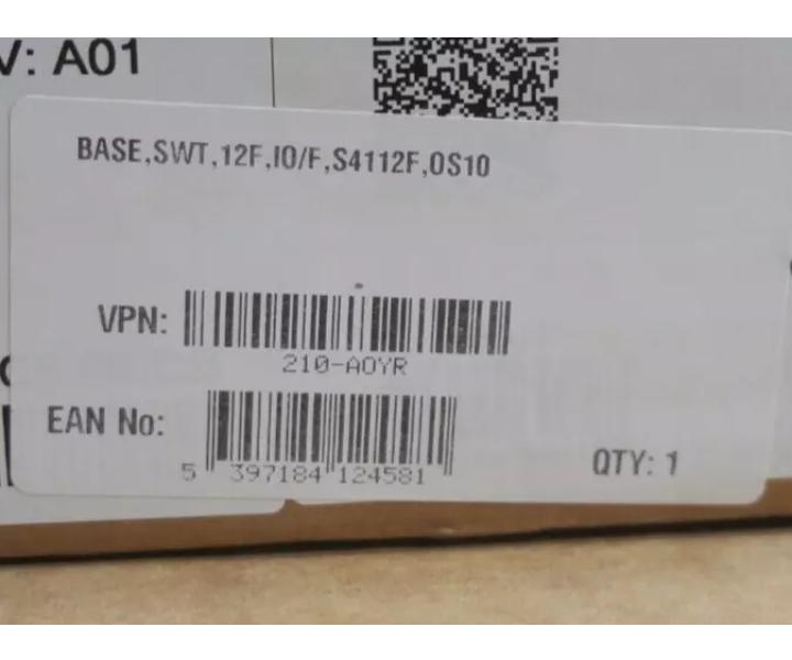 S4112F-ON 10GE 100GE QSFP28 OS10