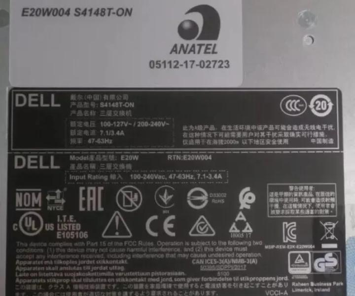S4148T-ON RJ45 100GE 40GE OS10