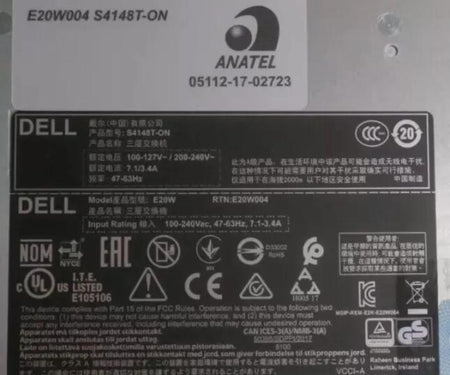 S4148T-ON RJ45 100GE 40GE OS10