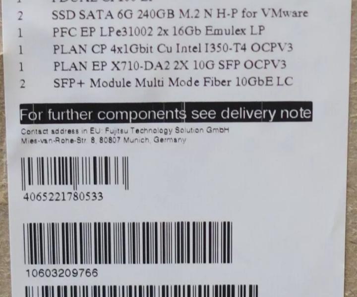 RX2530 64GB