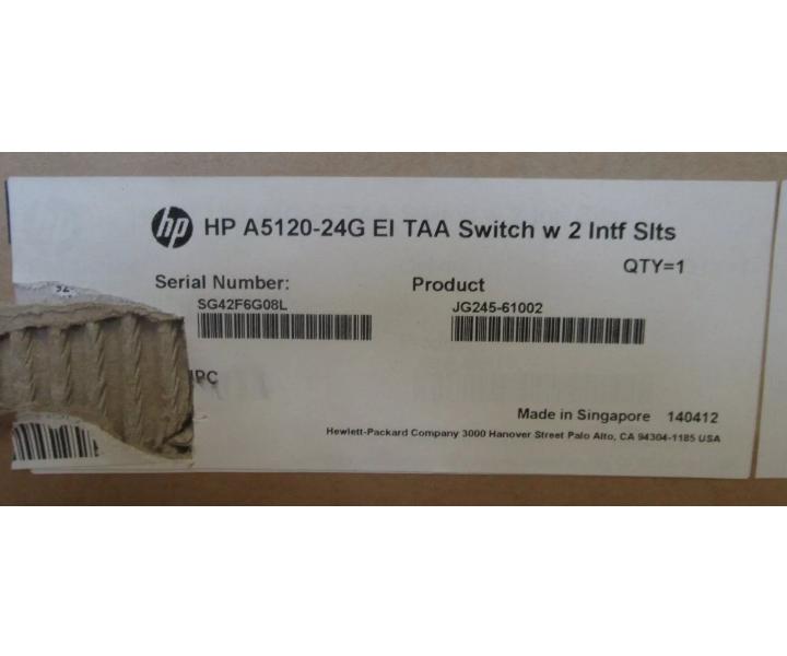 A5120-24G 24-Port Layer3 JG245A