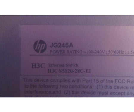 A5120-24G 24-Port Layer3 JG245A