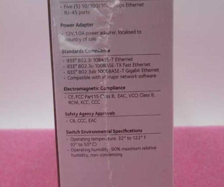 5-Port GS105Ev2 RJ45