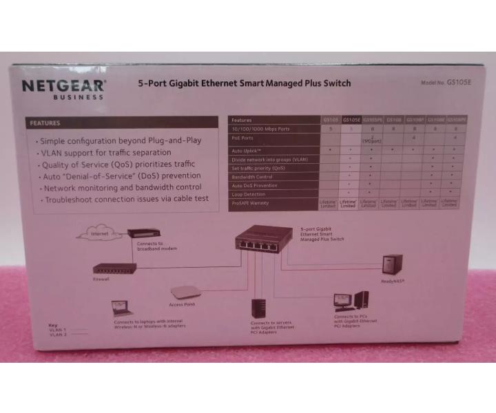 5-Port GS105Ev2 RJ45