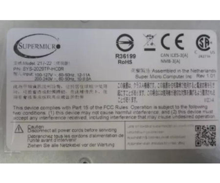 2029TP-HC0R X11DPT-PS