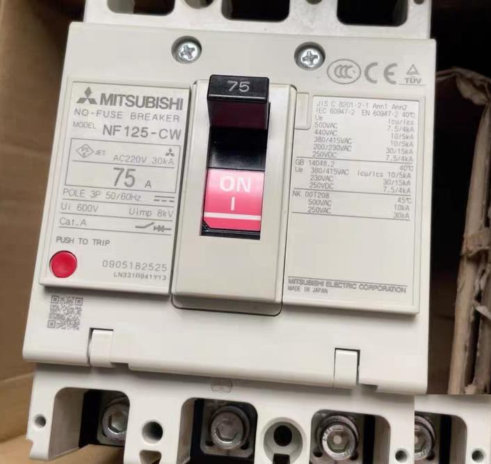 NF125-CW 75A 3P AC220V 30kA