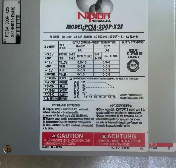 NIPRON PCSA-300P-X2S NIPRON PCSA-300P-X2S PCSA-300P-X2S Nipron PCSA-300P-X2V