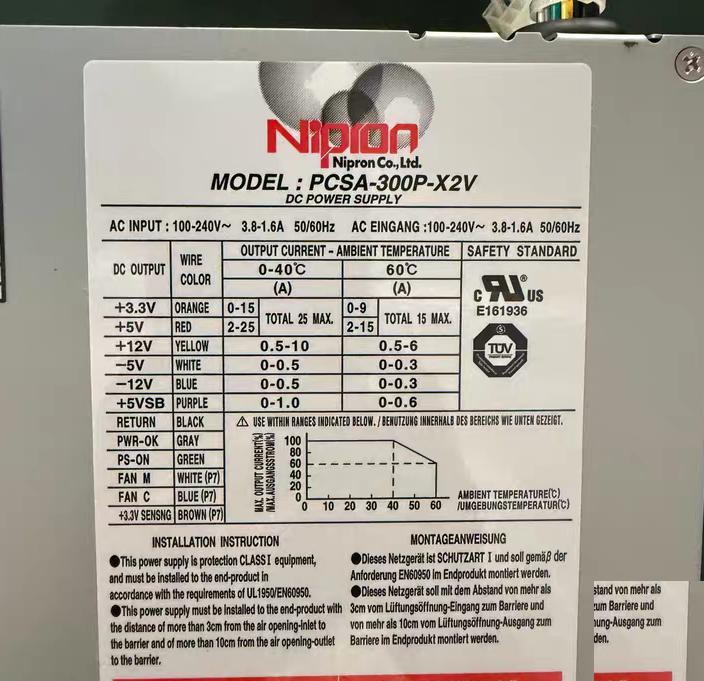 NIPRON PCSA-300P-X2S NIPRON PCSA-300P-X2S PCSA-300P-X2S Nipron PCSA-300P-X2V