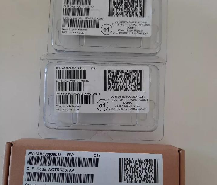 1-2D1 1AB390930013 OC192 STM64 10GE 10FC