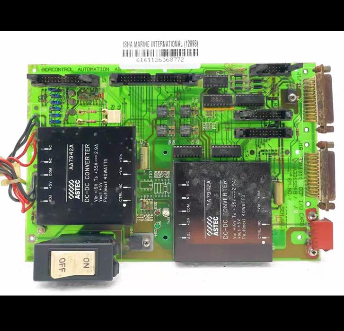 NORCONTROL Automation AS NA1011 Over Current Protection OCP I O Card HA331524B