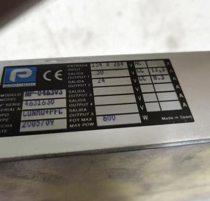 NP-0463V3   600W   30V 13 3A 24V 8 3A