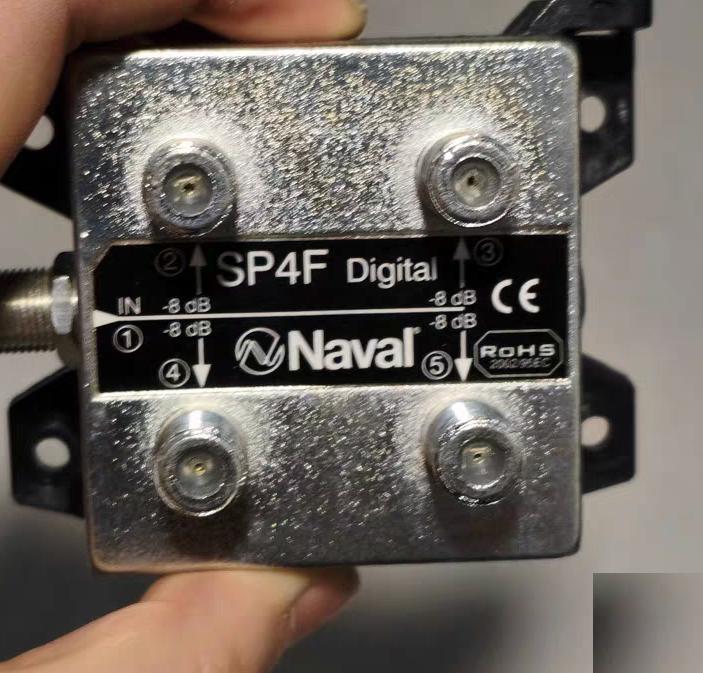 Naval SP4F Digital 201555 100kHz-1000MHz 5 F RG6