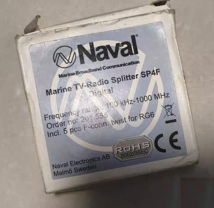 Naval SP4F Digital 201555 100kHz-1000MHz 5 F RG6