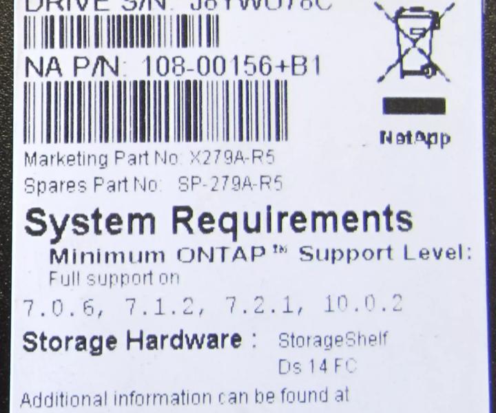 108-00156 SP-279A-R5 300Gb