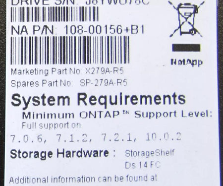 108-00156 SP-279A-R5 300Gb